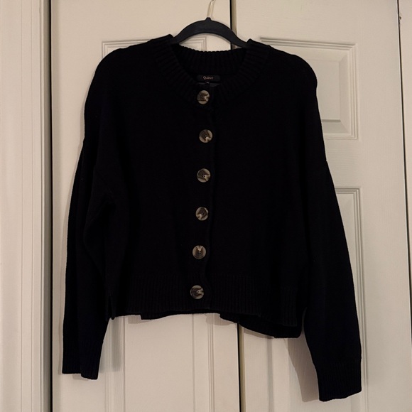 Quince 100% Cotton Cropped Cardigan - Picture 3 of 4